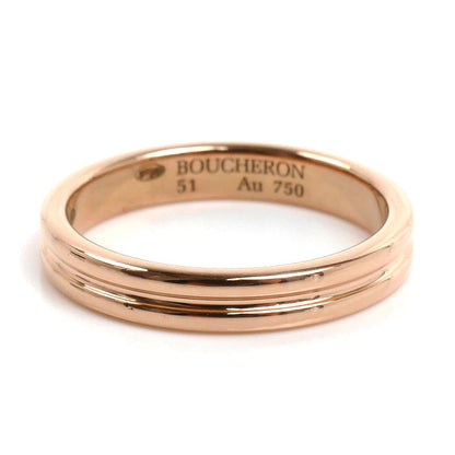Boucheron ブシュロン K18PG ピンクゴールド ゴドロン リング・指輪 JAL00009 11号 51 3.5g レディース【中古】【美品】