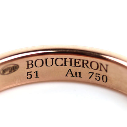 Boucheron ブシュロン K18PG ピンクゴールド ゴドロン リング・指輪 JAL00009 11号 51 3.5g レディース【中古】【美品】