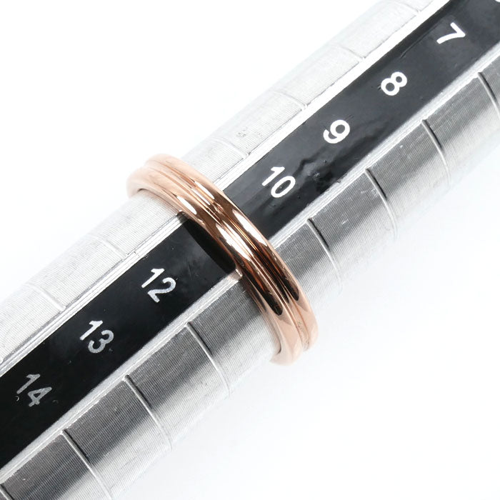 Boucheron ブシュロン K18PG ピンクゴールド ゴドロン リング・指輪 JAL00009 11号 51 3.5g レディース【中古】【美品】
