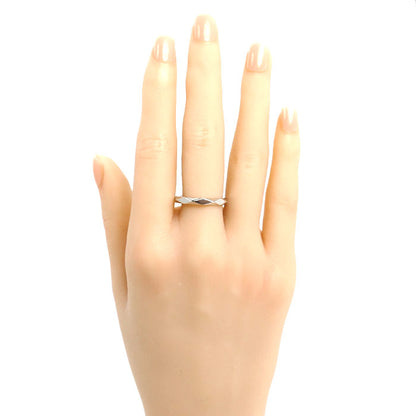 Boucheron ブシュロン Pt950プラチナ ファセット ミディアム リング・指輪 JAL00014 16.5号 57 4.6g ユニセックス【中古】【美品】