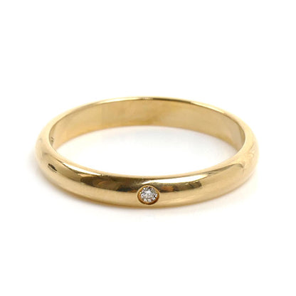 CARTIER カルティエ K18YG イエローゴールド 1895 ウェディング リング・指輪 B4057650 ダイヤモンド 10号 50 2.3g レディース【中古】