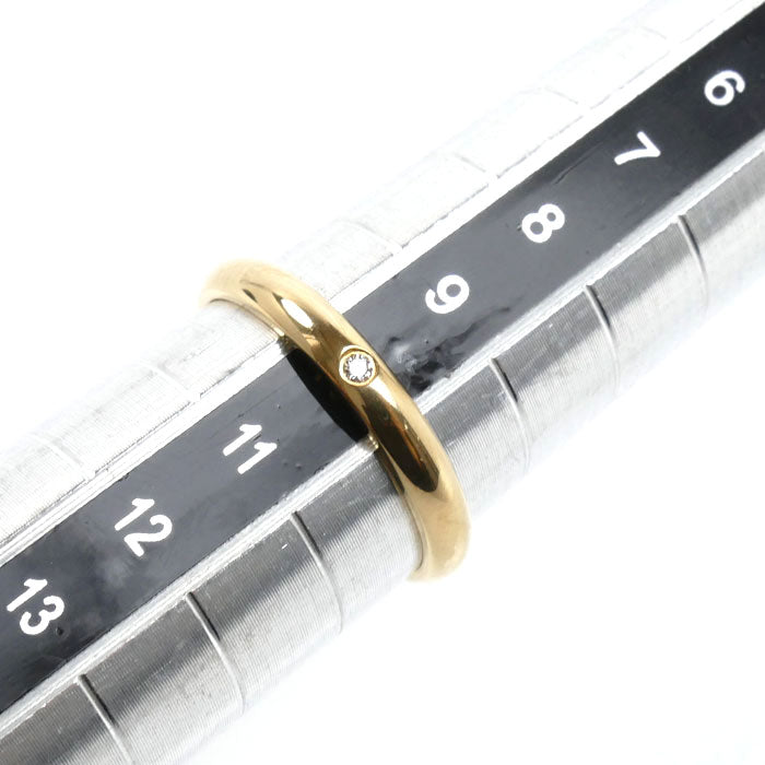 CARTIER カルティエ K18YG イエローゴールド 1895 ウェディング リング・指輪 B4057650 ダイヤモンド 10号 50 2.3g レディース【中古】