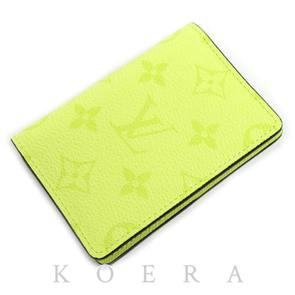 LOUIS VUITTON ルイ・ヴィトン オーガナイザードゥポッシュ カードケース タイガラマ イエロー M14113 IC ユニセックス【中古】【極美品】