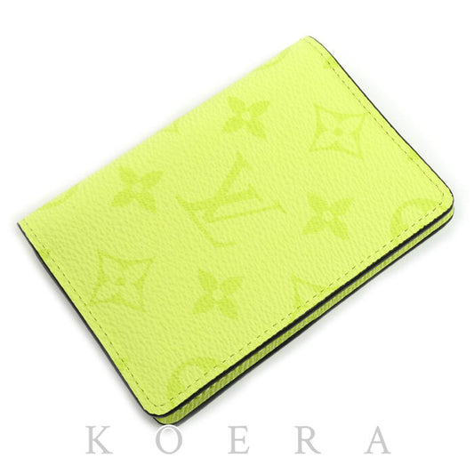 LOUIS VUITTON ルイ・ヴィトン オーガナイザードゥポッシュ カードケース タイガラマ イエロー M14113 IC ユニセックス【中古】【極美品】