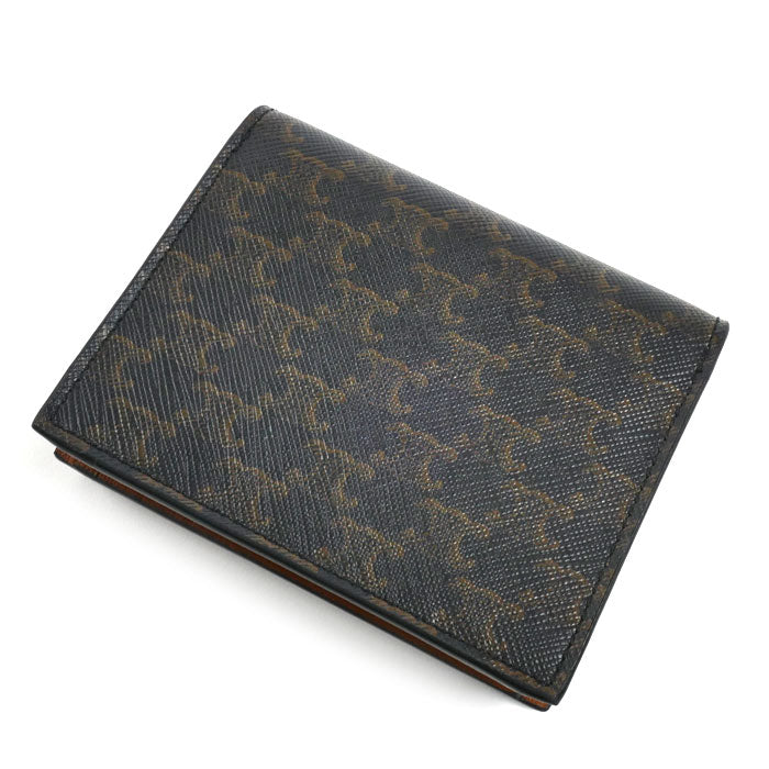 CELINE セリーヌ ビジネスカードホルダー カードケース トリオンフキャンバス ブラウン 10E242BZ9 ユニセックス【中古】【美品】