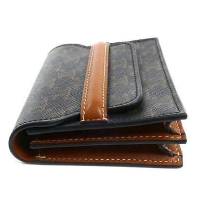 CELINE セリーヌ ビジネスカードホルダー カードケース トリオンフキャンバス ブラウン 10E242BZ9 ユニセックス【中古】【美品】