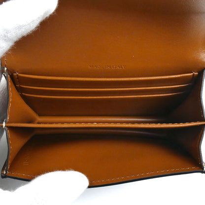 CELINE セリーヌ ビジネスカードホルダー カードケース トリオンフキャンバス ブラウン 10E242BZ9 ユニセックス【中古】【美品】