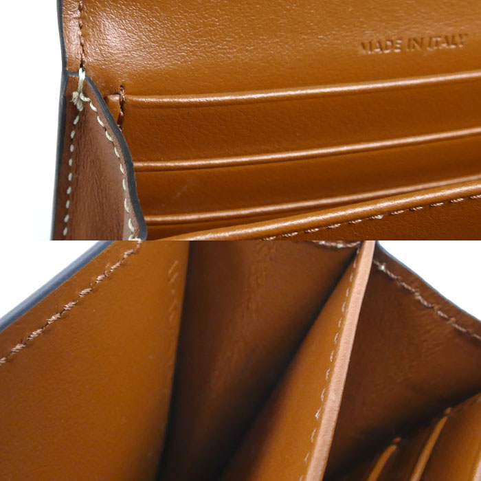 CELINE セリーヌ ビジネスカードホルダー カードケース トリオンフキャンバス ブラウン 10E242BZ9 ユニセックス【中古】【美品】