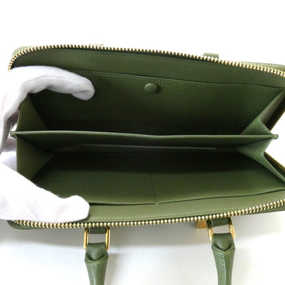 LOEWE ロエベ アマソナポーチ 2Wayショルダーバッグ アボカドグリーン C039U10X01 ユニセックス【中古】【美品】