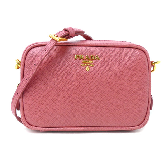 PRADA プラダ サフィアーノ ショルダーバッグ ピンク 1N1674 レディース【中古】【美品】