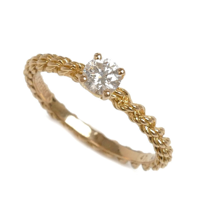 Boucheron ブシュロン K18PG ピンクゴールド セルパンボエム ダイヤ リング・指輪 JSL0012647 ダイヤモンド 7号 47 1.7g レディース【中古】【美品】