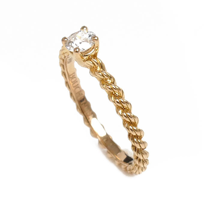 Boucheron ブシュロン K18PG ピンクゴールド セルパンボエム ダイヤ リング・指輪 JSL0012647 ダイヤモンド 7号 47 1.7g レディース【中古】【美品】