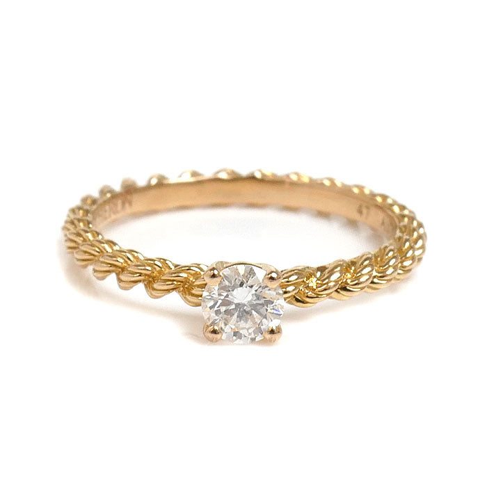 Boucheron ブシュロン K18PG ピンクゴールド セルパンボエム ダイヤ リング・指輪 JSL0012647 ダイヤモンド 7号 47 1.7g レディース【中古】【美品】