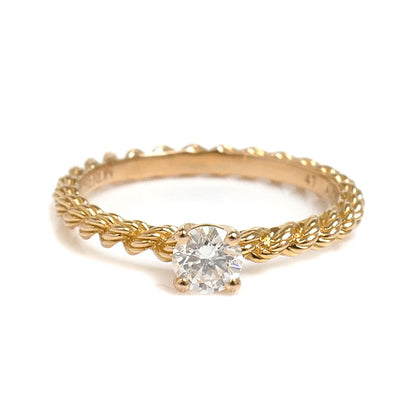 Boucheron ブシュロン K18PG ピンクゴールド セルパンボエム ダイヤ リング・指輪 JSL0012647 ダイヤモンド 7号 47 1.7g レディース【中古】【美品】