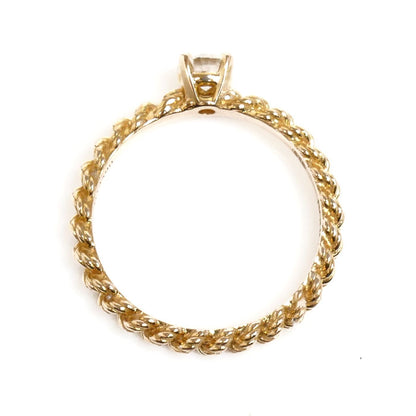 Boucheron ブシュロン K18PG ピンクゴールド セルパンボエム ダイヤ リング・指輪 JSL0012647 ダイヤモンド 7号 47 1.7g レディース【中古】【美品】