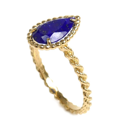 Boucheron ブシュロン K18YG イエローゴールド セルパン ボエム ラピスラズリ リング・指輪 JRG0274354 ラピスラズリ 14号 54 2.4g レディース【中古】【美品】