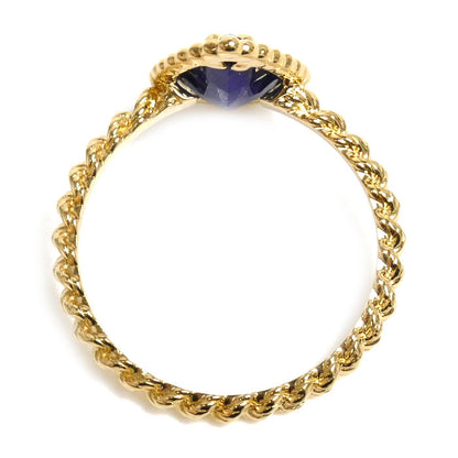 Boucheron ブシュロン K18YG イエローゴールド セルパン ボエム ラピスラズリ リング・指輪 JRG0274354 ラピスラズリ 14号 54 2.4g レディース【中古】【美品】