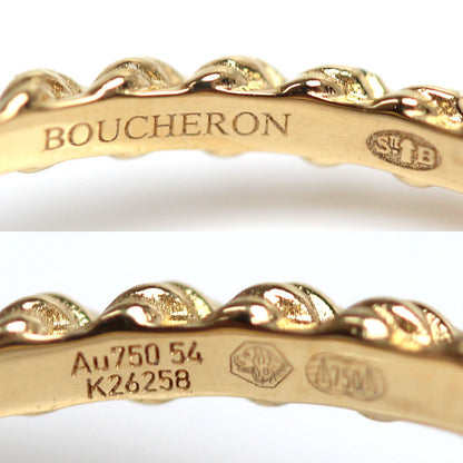 Boucheron ブシュロン K18YG イエローゴールド セルパン ボエム ラピスラズリ リング・指輪 JRG0274354 ラピスラズリ 14号 54 2.4g レディース【中古】【美品】