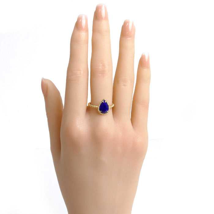 Boucheron ブシュロン K18YG イエローゴールド セルパン ボエム ラピスラズリ リング・指輪 JRG0274354 ラピスラズリ 14号 54 2.4g レディース【中古】【美品】