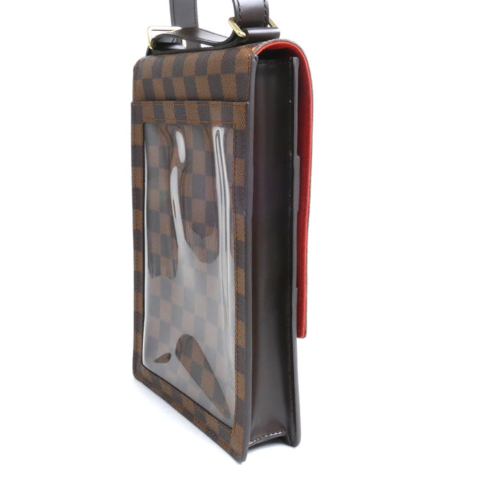 LOUIS VUITTON ルイ・ヴィトン ポートベローPM ショルダーバッグ ダミエ ブラウン エベヌ N45271 VI0090 レディース【中古】