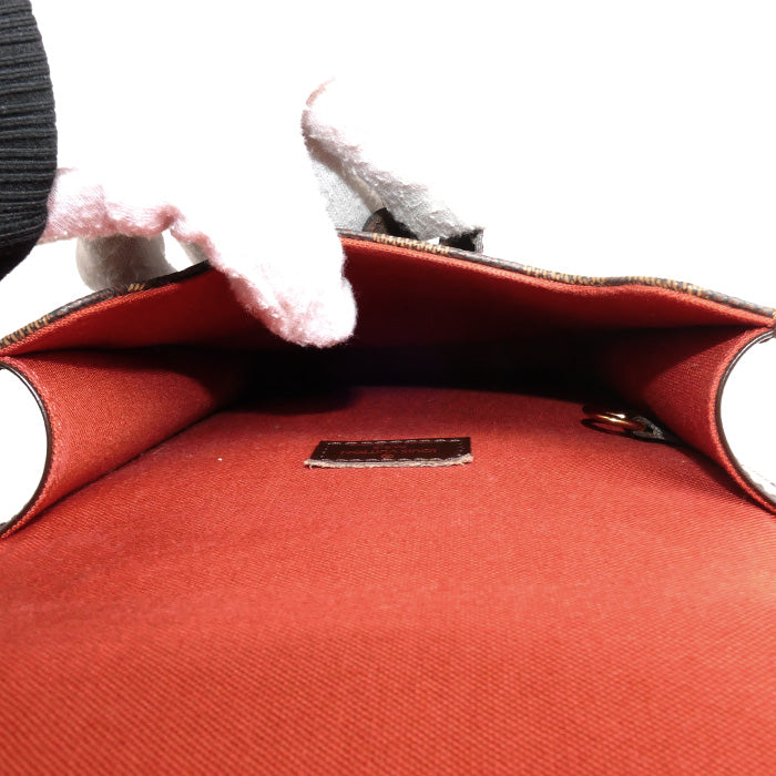 LOUIS VUITTON ルイ・ヴィトン ポートベローPM ショルダーバッグ ダミエ ブラウン エベヌ N45271 VI0090 レディース【中古】