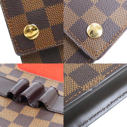 LOUIS VUITTON ルイ・ヴィトン ポートベローPM ショルダーバッグ ダミエ ブラウン エベヌ N45271 VI0090 レディース【中古】