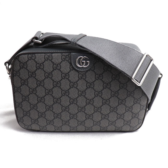 GUCCI グッチ オフィディア ミディアム  ショルダーバッグ ＧＧスプリーム メッセンジャー グレー 767190 UULHK 1244 ユニセックス【中古】【美品】