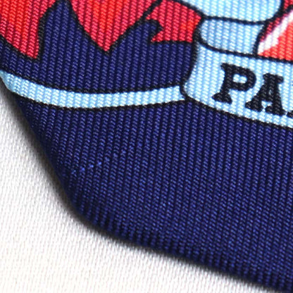 HERMES エルメス ツイリー Jungle Love Love スカーフ ブルー マルチ レディース【中古】【美品】