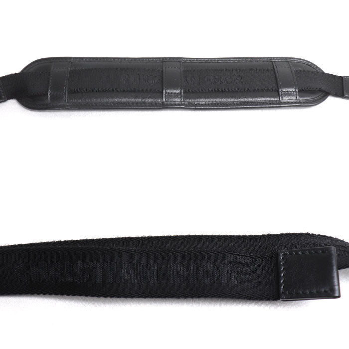 Christian Dior クリスチャンディオール Safari メッセンジャーバッグ ショルダーバッグ オブリーク ブラック 1ESPO206VPI_H03E メンズ【中古】