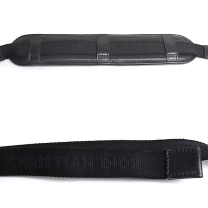 Christian Dior クリスチャンディオール Safari メッセンジャーバッグ ショルダーバッグ オブリーク ブラック 1ESPO206VPI_H03E メンズ【中古】