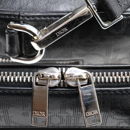 Christian Dior クリスチャンディオール Safari メッセンジャーバッグ ショルダーバッグ オブリーク ブラック 1ESPO206VPI_H03E メンズ【中古】