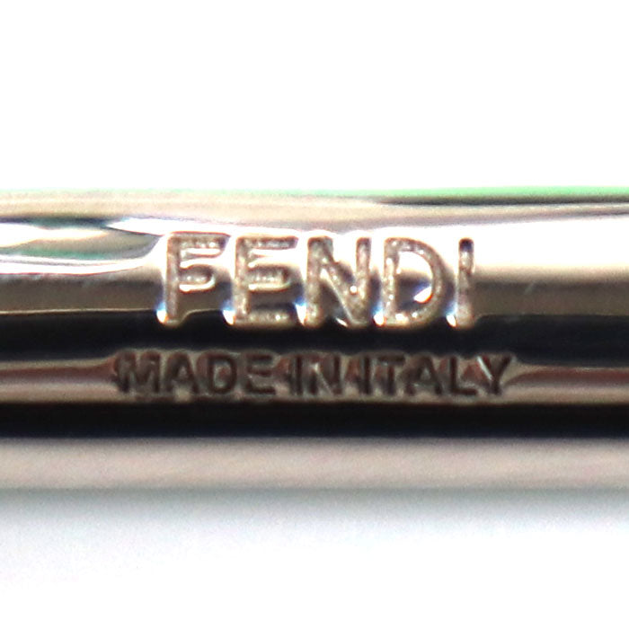 FENDI フェンディ 真鍮 クリスタル ファースト イヤーカフ イヤリング 8AH954 A7QX F1KVK レディース【中古】【美品】