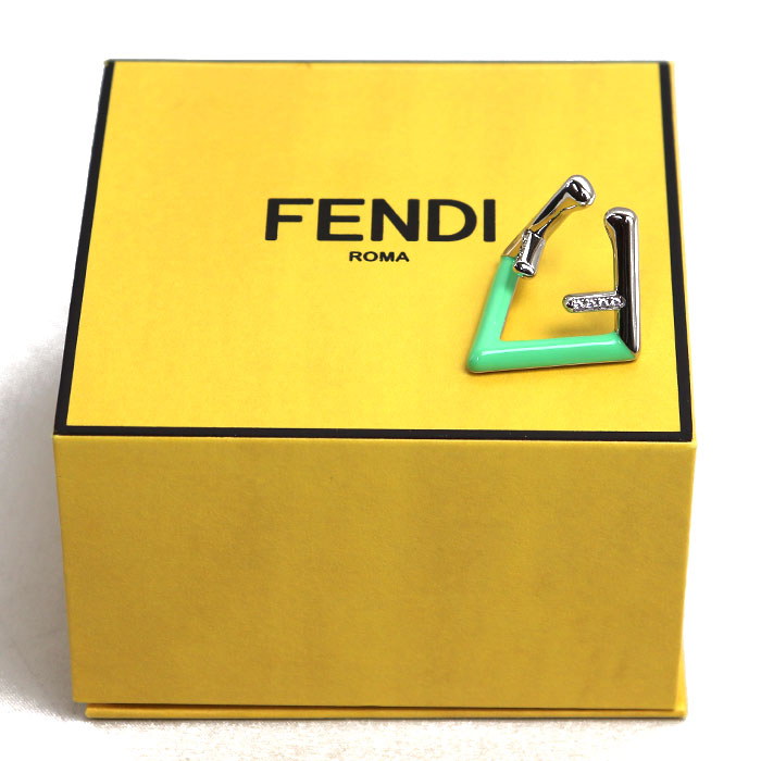 FENDI ゴールドフープイヤリング FENDI - フェンディ FENDI フープピアス フォーエバー