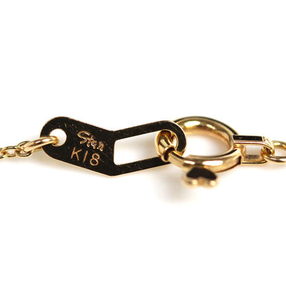 STAR JEWELRY スタージュエリー K18PG ピンクゴールド ダイヤ ネックレス ダイヤモンド0.07ct 1.4g 40cm レディース【中古】