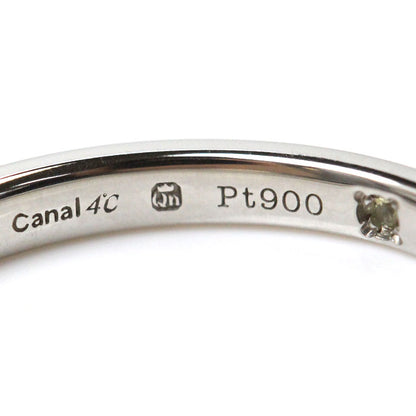 canal4℃ カナルヨンドシー Pt900プラチナ リング・指輪 15号 3.8g レディース【中古】【美品】