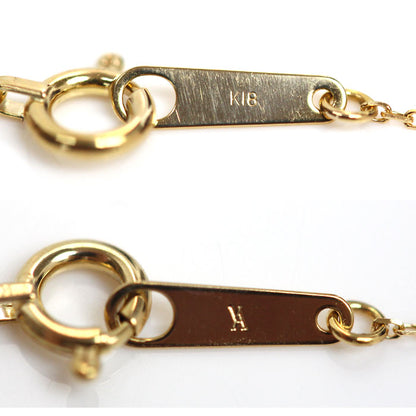 Vendome Aoyama ヴァンドーム青山 K18YG イエローゴールド ペリドット ダイヤ ネックレス AGVN611940PD ペリドット ダイヤモンド 1.2g 40cm レディース【中古】