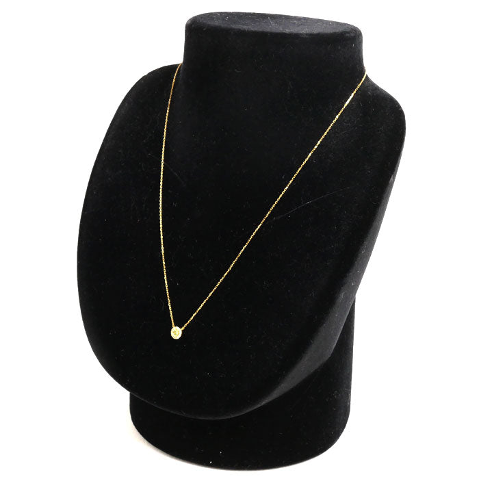 Vendome Aoyama ヴァンドーム青山 K18YG イエローゴールド ペリドット ダイヤ ネックレス AGVN611940PD ペリドット ダイヤモンド 1.2g 40cm レディース【中古】