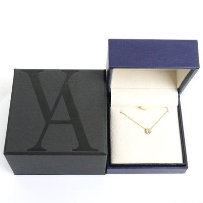 Vendome Aoyama ヴァンドーム青山 K18YG イエローゴールド ペリドット ダイヤ ネックレス AGVN611940PD ペリドット ダイヤモンド 1.2g 40cm レディース【中古】