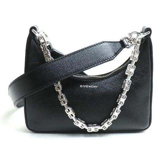 GIVENCHY ジバンシィ ムーンカットアウト ミニ 2Wayショルダーバッグ ブラック BB50QKB1LD レディース【中古】【美品】