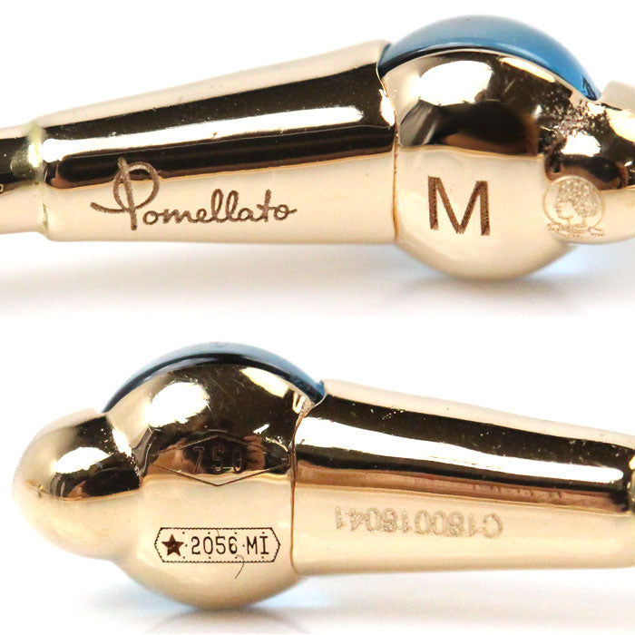 Pomellato ポメラート K18PG ピンクゴールド マーマ ノン マーマ ブルートパーズ ブレスレット PBB8010_O7000_DB0OY_M ブルートパーズ ダイヤモンド M 4.2g 16cm レディース【中古】【美品】