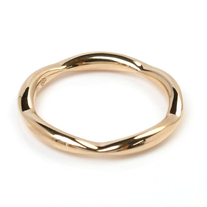 CHANEL シャネル K18PG ピンクゴールド カメリアコレクション ハーフエタニティ リング・指輪 J10836 ダイヤモンド 8号 48 2.2g レディース【中古】【美品】