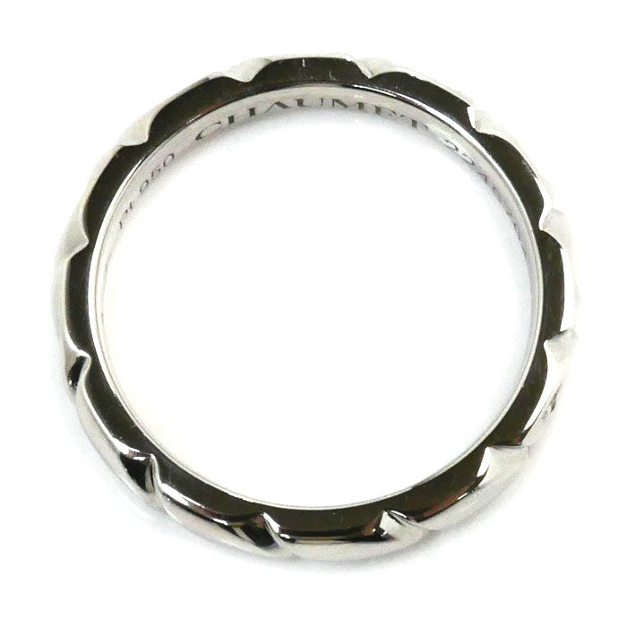 Chaumet ショーメ Pt950プラチナ トルサード 8P ダイヤ リング・指輪 082724 ダイヤ 6号 46 3.6g レディース【中古】【美品】
