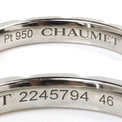 Chaumet ショーメ Pt950プラチナ トルサード 8P ダイヤ リング・指輪 082724 ダイヤ 6号 46 3.6g レディース【中古】【美品】