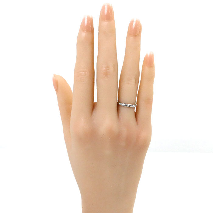 Chaumet ショーメ Pt950プラチナ トルサード 8P ダイヤ リング・指輪 082724 ダイヤ 6号 46 3.6g レディース【中古】【美品】