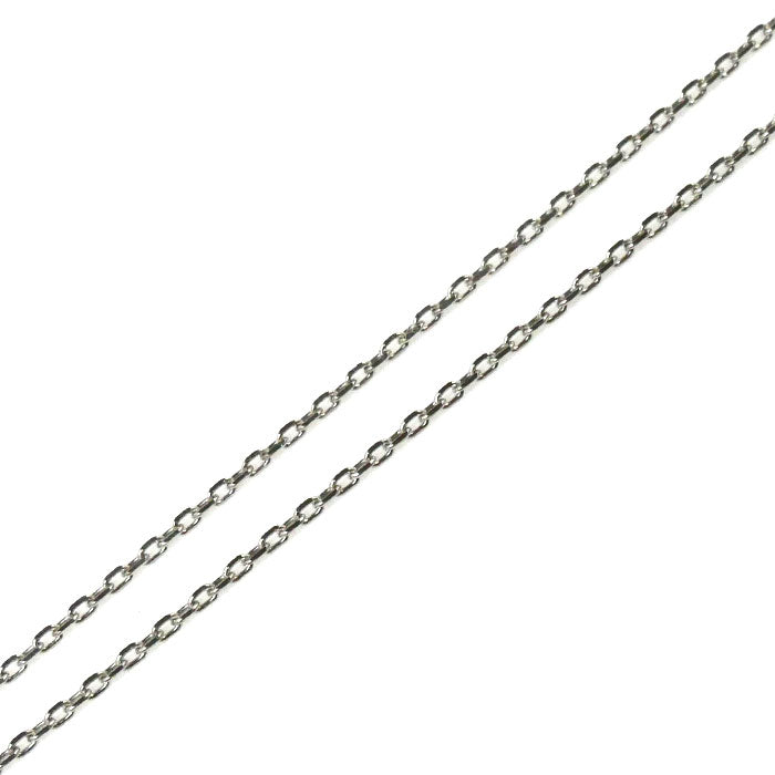 4℃ ヨンドシー Pt850プラチナ ダイヤ  ネックレス ダイヤモンド 2.1g 40cm クロス レディース【中古】【美品】