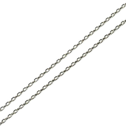 4℃ ヨンドシー Pt850プラチナ ダイヤ  ネックレス ダイヤモンド 2.1g 40cm クロス レディース【中古】【美品】