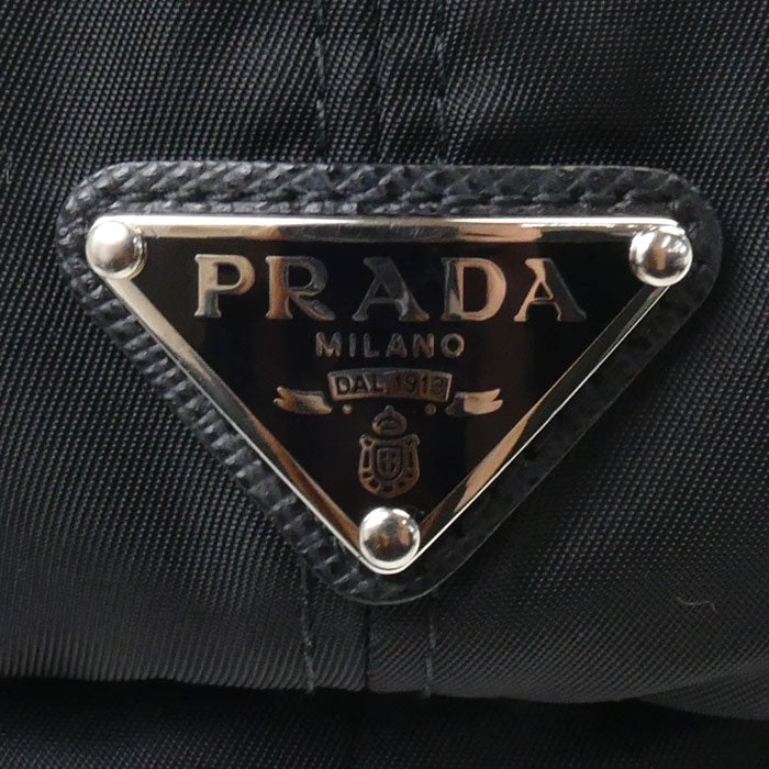 PRADA プラダ Re Nylon キャスケット ブラック 1HC551 M レディース【中古】