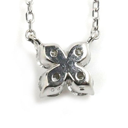 Vendome Aoyama ヴァンドーム青山 Pt950/Pt850 プラチナ カローラ ダイヤ ネックレス APVN184845DI ダイヤモンド0.20ct 2.1g ～45cm フリーチェーン レディース【中古】