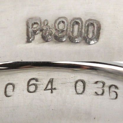 Pt900プラチナ ダイヤ リング・指輪 ダイヤモンド0.64ct/0.36ct 10号 6.9g レディース【中古】【美品】