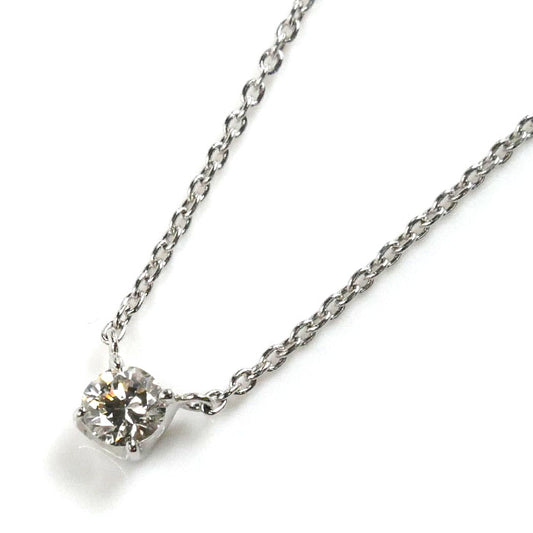 Vendome Aoyama ヴァンドーム青山 Pt950/850 キャトル ダイヤ ネックレス ダイヤモンド0.13ct 2.0g 40cm レディース【中古】【美品】